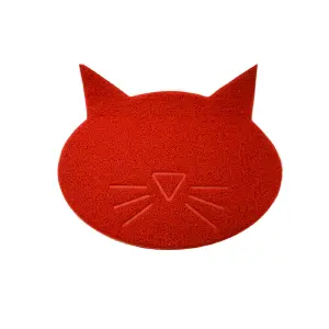 TAPETE PARA MASCOTAS FORMA GATO