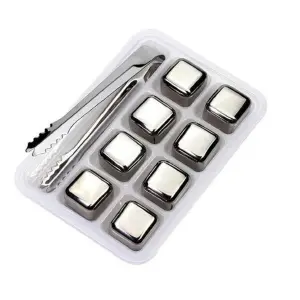 Cubos De Hielo Whisky Acero Inoxidable P