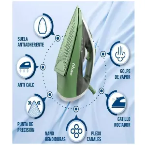 Plancha de vapor Oster® con suela antiad