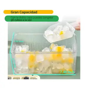 MOLDE O BANDEJA PARA HIELO, 2 NIVELES