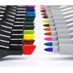 Kit De Marcadores Doble Punta Set De 48u