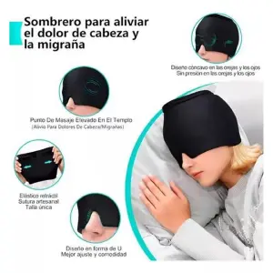 Gorro Gel Alivio Migraña Dolor Cabeza Co