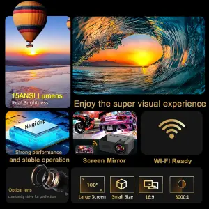 Proyector Mini Incorporado T100 Con Pro