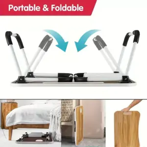 Mesita Para Laptop Usb Madera Claro T03B