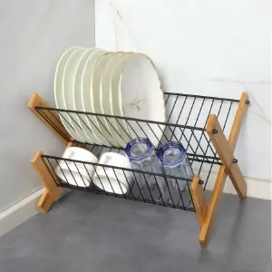 Organizador Estante Para Platos Plegable
