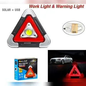 Triángulo Señalizador Led De Stop Recar