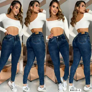JEANS OCHENTERO OSCURO STRECH K4212-1
