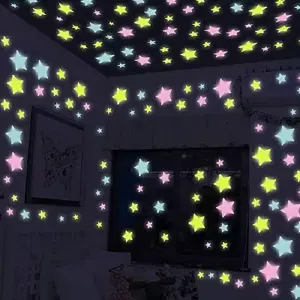 Estrellas X100 3d Luminosas Decora