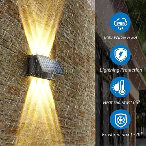 Luces Solares de Pared Exteriores: Ilumina tus noches con estilo - Luces Solares De Pared Para Exteriores