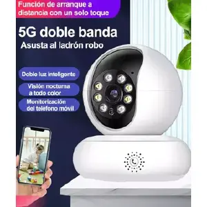 Cámara Seguridad Wifi 5g Panorámica 360