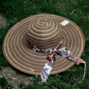 Sombrero de Ala grande, Lazo Estampado 3