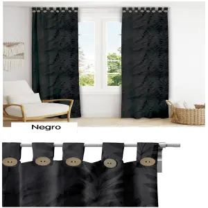 HERMOSAS CORTINAS DE OJALES CON BOTONES