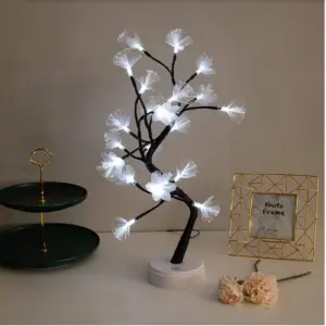 Lámpara de árbol de pétalos