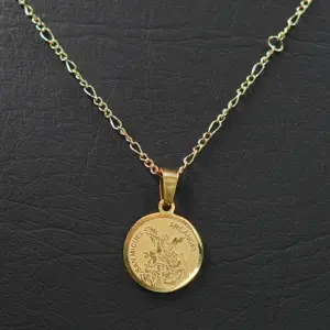 Cadena-dije Arcangel Dorada Cad. Cartier