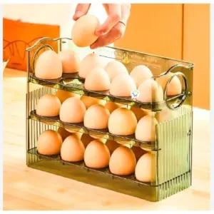 Organizador de huevos 30 espacios con 3