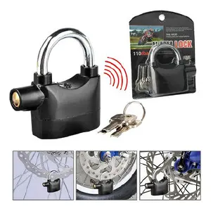 Candado Seguridad Con Alarma Motos-Bici