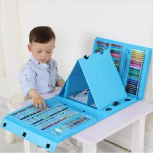 Super Kit de Arte 208 Piezas Azul