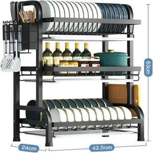 ESCURRIDOR DE PLATOS 3 NIVELES