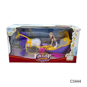 PRINCESA CON CARRUAJE PONY C3444