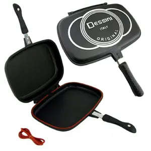 Sarten doble parrilla antiadherente