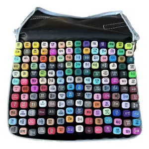 Set De Marcadores Doble Punta 168 Pcs