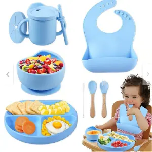 Set Vajilla Bebe En Silicona RFH-9