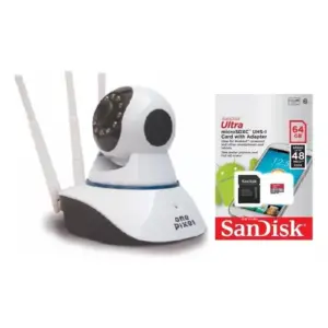 Camara Ip Wifi 2mpx 3 Antenas Full Hd 10