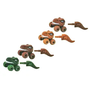 Carro Mini Monster Dinosaurio Rex Catapu