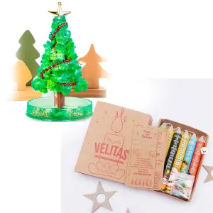 Kit Velitas x6 + Mini Arbol Magico KTVM