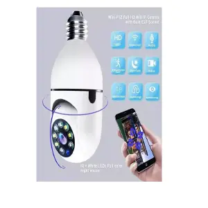 Cámara Seguridad Wifi  Bombillo Robotica
