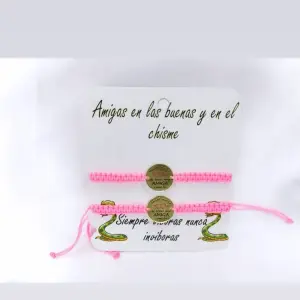 DUO MANILLAS ROSADAS CHISME