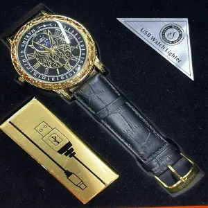 Reloj con encendedor de cigarrillo