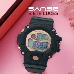 RELOJ SANSE ROSA/NEGR ESTUCHE  S-651CD-1