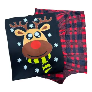 pijama navidad reno bufanda camiseta neg