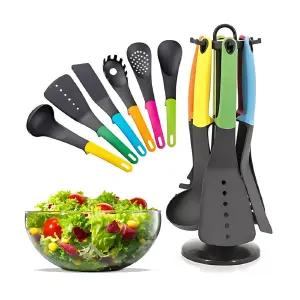 Set Utensilios Cucharones Cocina Nylon 6