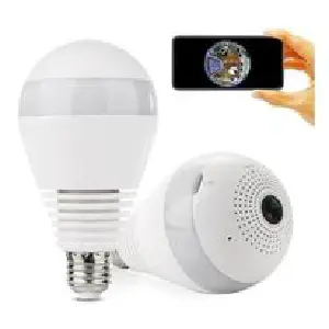 BOMBILLO CAMARA OCULTA WIFI HD