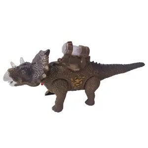 Robot Triceraptos Dinosaurio Luces