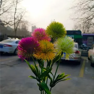 Flores Artificiales Diente de León x30un
