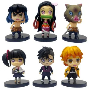 Demon Slayer Coleccion Mini Figuras * 6
