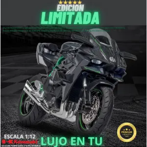 moto kawasaki h2r escala 1.12