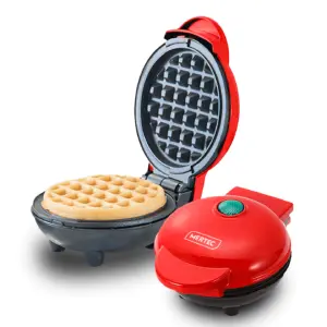 Mini máquina eléctrica para hacer wafles