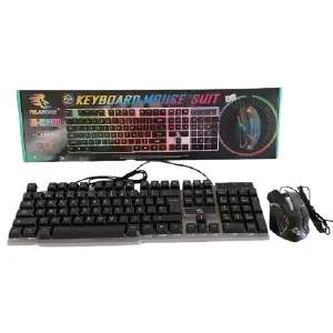 Teclado más Mouse Gamer con Luces