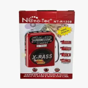 Radio Nano Tec Nt-r1208 3 Bandas recarga