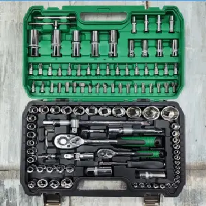 JUEGO DE RATCHET Y LLAVES 108 PCS: Tu kit completo para cualquier tarea - JUEGO DE RATCHET Y LLAVES 108 PCS