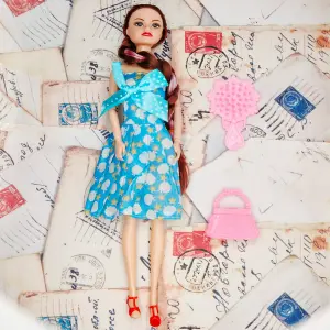 Muñeca Princesa Vestido Estrella Juguete