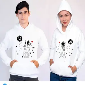 Buzo, Buso Hoodie  astronauta pareja