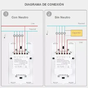 Interruptor De Pared Inteligente  Wi-Fi