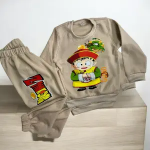 Sudadera Niño Gohan Beige