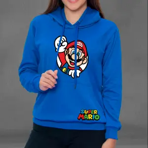 Buzo Buso,Hoodies mario Dama