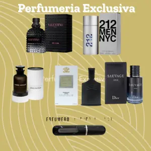 Kit 5 perfumes + perfumero